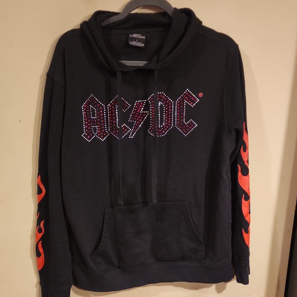 AC/DC Black and Red Men's Hoodie